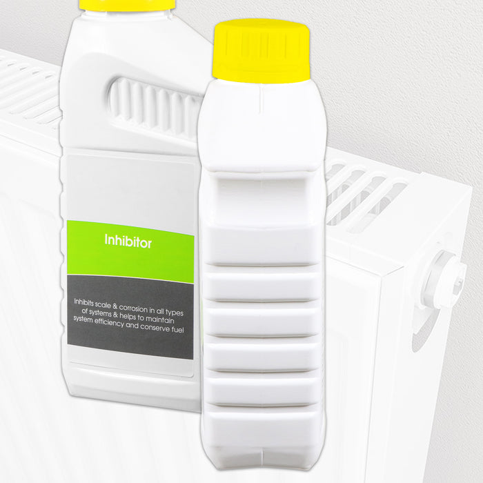 Central Heating Inhibitor Concentrate Anti Corrosion Liquid (500ml Bottle) + Radiator Dosing Funnel Tool