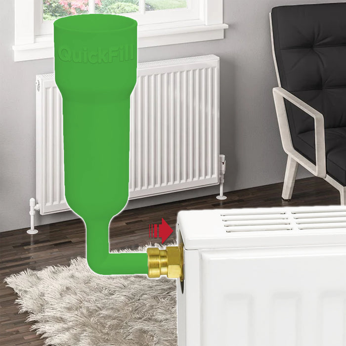 Central Heating Leak Sealer Concentrate Boiler Pipe Seal Liquid (500ml Bottle) + Radiator Dosing Funnel Tool