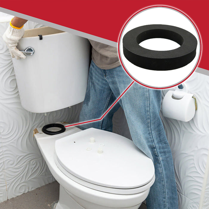 Toilet Cistern Seal Kit 100mm M6 Bolt Through 1.5" Rubber Dome 2" Foam Washer Set