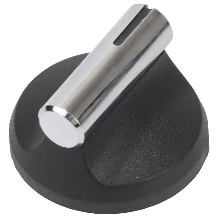 Control Knob For Belling Cooker Fits Stoves Oven Hob 083576300 (Black/Chrome)