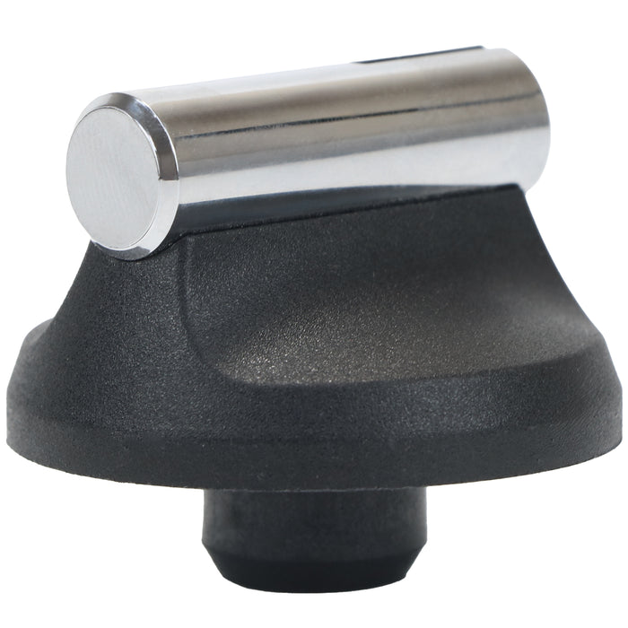Control Knob For Belling Cooker Fits Stoves Oven Hob 083576300 (Black/Chrome)
