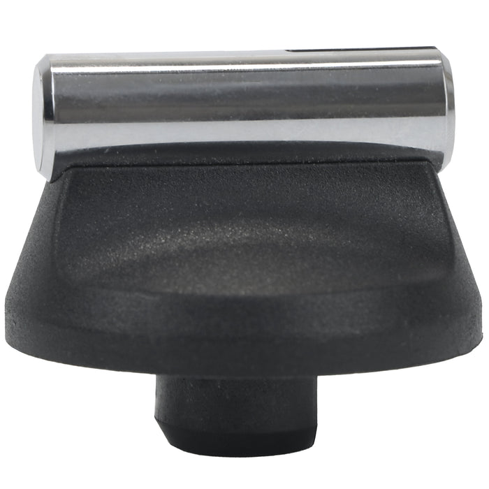 Control Knob For Belling Cooker Fits Stoves Oven Hob 083576300 (Black/Chrome)