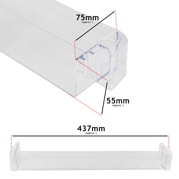 Caple Fridge Upper Door Shelf RI558 RI737 RIL124 RIL125 RIL179 RIL891