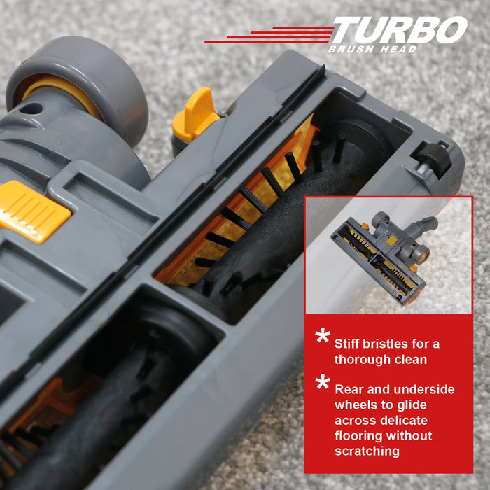 Turbine Head compatible with DYSON DC05 DC07 Vacuum Carpet Floor Tool Wheeled Turbo Brush 32mm