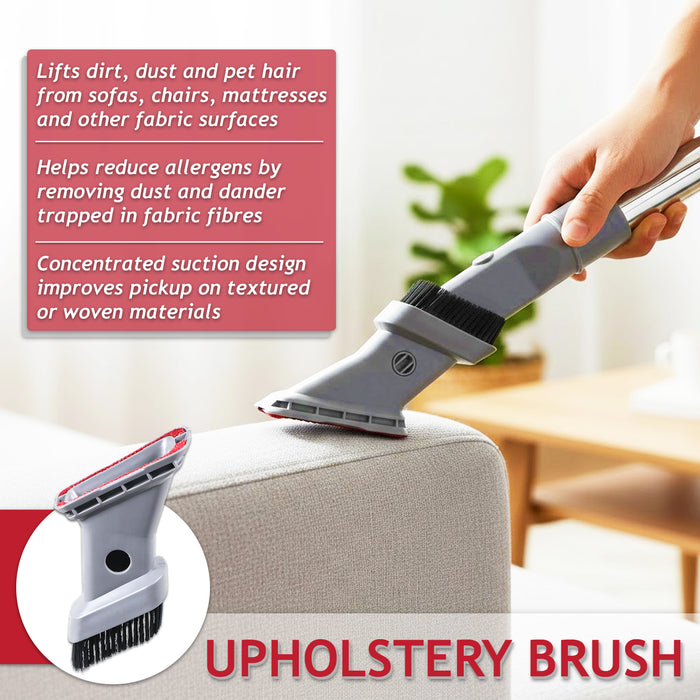 3 in 1 Brush Crevice Upholstery Dusting Tool for Vax Power 6 7 Total Home U84 U85 U88 Vacuum Cleaner (32mm)