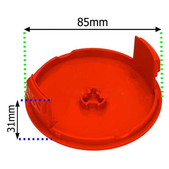 Line Cover Spool Cap for Black & Decker BDT555 GH400 GL4525 GLC120 ST1823 ST4525 ST5530 Trimmer