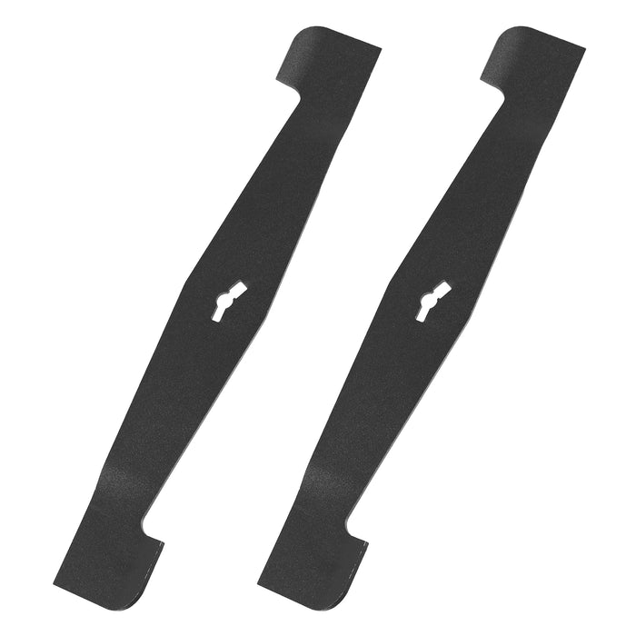 Metal Blade for Hyper Tough SLM32F-ZE Lawnmower 32cm Powder Coated Steel Grass Cutter (Pack of 2)