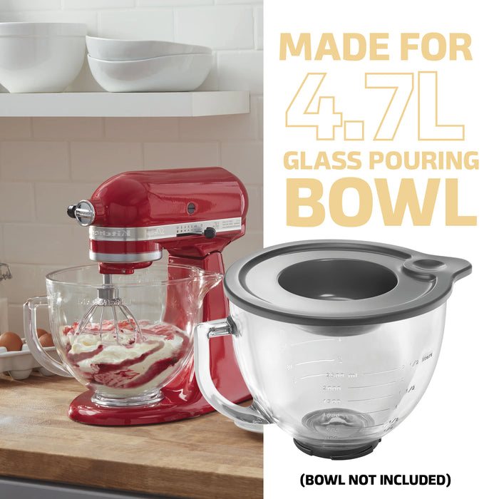Bowl Cover for KitchenAid Glass K5GB 4.7L 4.8L litre 5quart Mixing Lid 5KSM5GBS