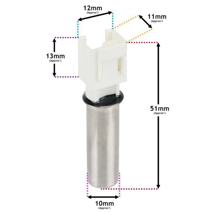 NTC Temperature Sensor Thermistor For Bush A129Q A147Q F821Q F841Q RET721 WMDF MWNB WMNS Washing Machines