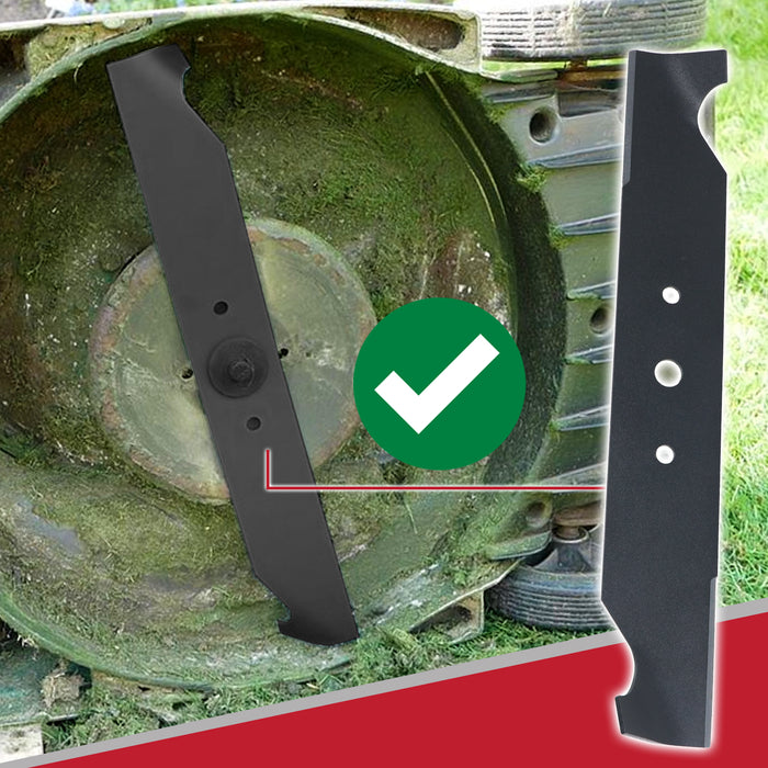 Hi Lift Metal Blade for Hayter Motif 432A 432C 432D 432E 432F 437H Lawnmower (40cm / 16")