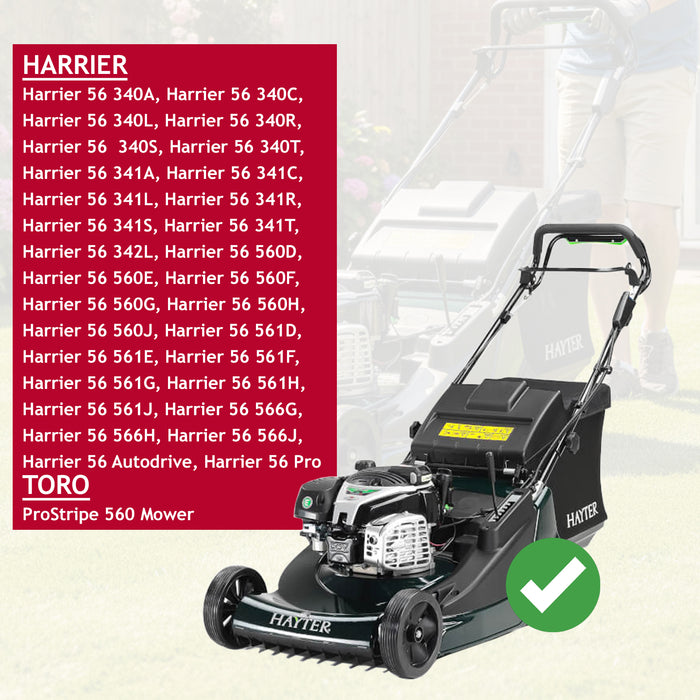 Blade for Hayter Harrier 56 560 561 Pro Toro Lawnmower 22" 56cm HI Lift 340015 + Balancer
