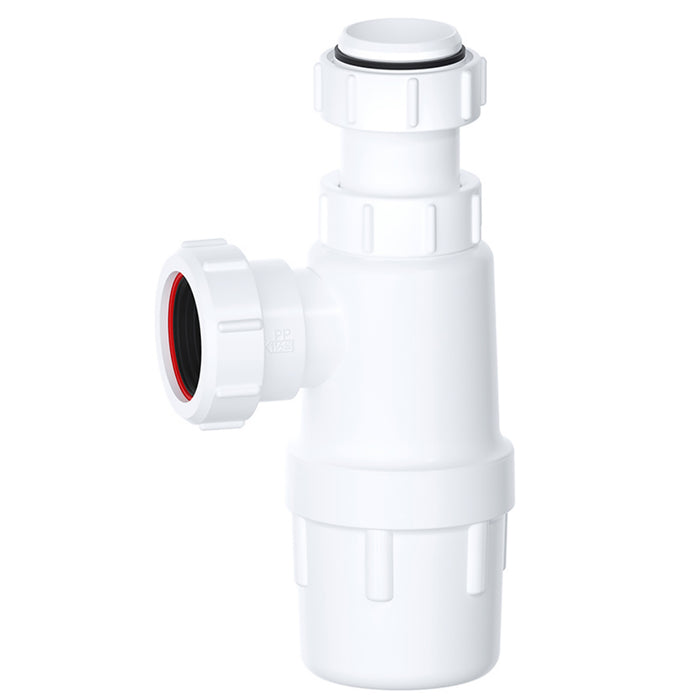 Telescopic Waste Bottle Trap 40mm 1.5" Basin Bidet Urinal Bathroom Kitchen Sink 75mm Seal