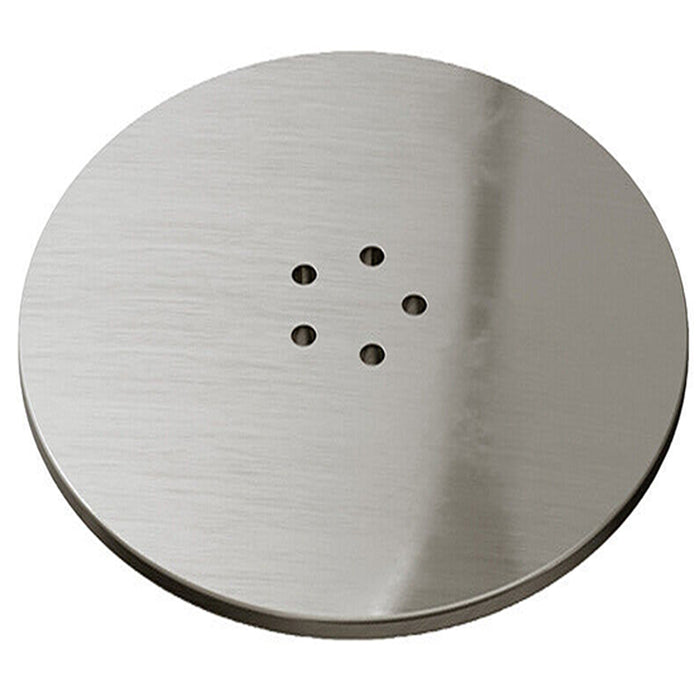 110mm Luxury Plug Cover for Shower Trap with 90mm Tray (Brushed Nickel)