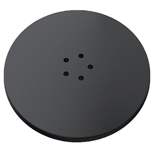 110mm Luxury Plug Cover for Shower Trap with 90mm Tray (Matt Black)