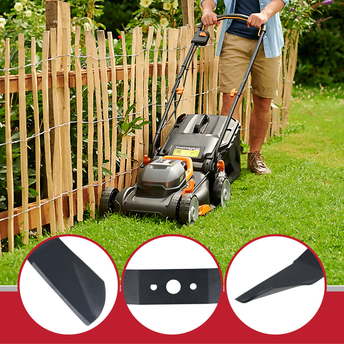 Metal Blade for Worx Lawnmower WG772E WG773E WG776E WG778E WG779E (33cm)