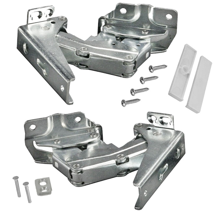 Integrated Door Hinge Pair for Indesit Fridge Freezer 3362 3363 5.0 41,5 (Top Upper / Lower)