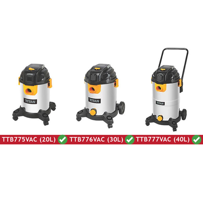 Carpet & Hard Floor Brush for TTB775VAC TTB776VAC TTB777VAC 20L 30L 40L Vacuum Cleaner Wheeled Tool 35mm