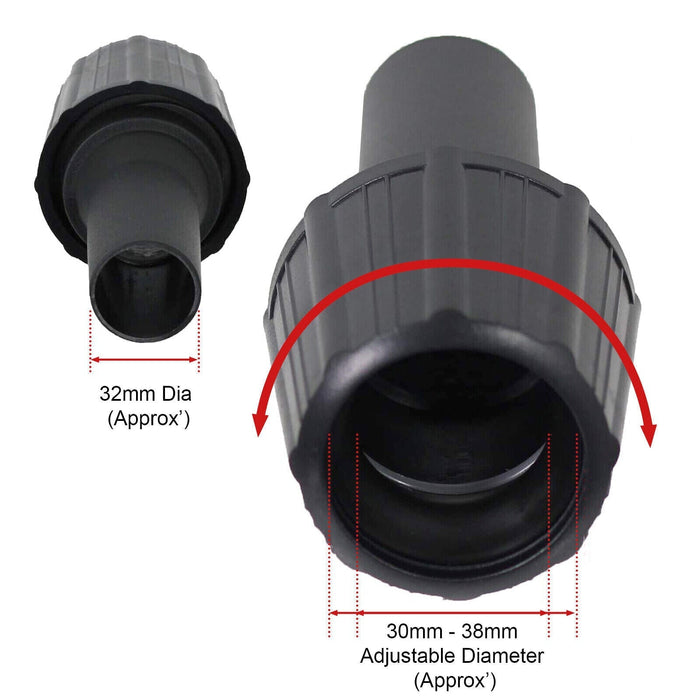 Tool Adaptor for Makita Adapter Kit Dust Port Hose Vacuum Sander 32 35 38 mm
