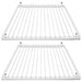Large Fridge Shelf for HAIER Adjustable White Plastic Coated Shelves (Pack of 2, 425mm - 670mm x 320mm)