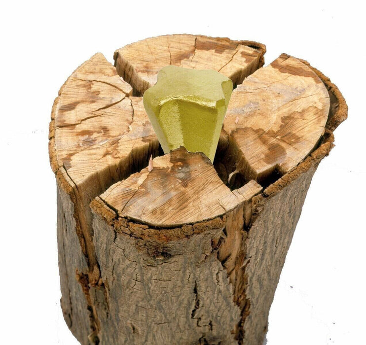 Log Splitter Wood Splitting Axe Wedge Maul Grenade Timber Spike Bomb + Safety Goggles