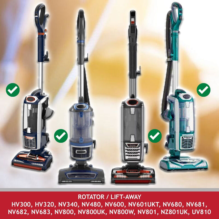 Brush Kit for Shark Rotator Lift-Away Vacuum Cleaner Soft Dusting Crevice Tool Attachment Set