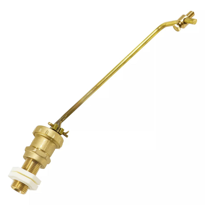 1/2" Part 2 Valve Low Pressure Side Entry Toilet Cistern Ballcock + 4 1/2" Ball Float Kit