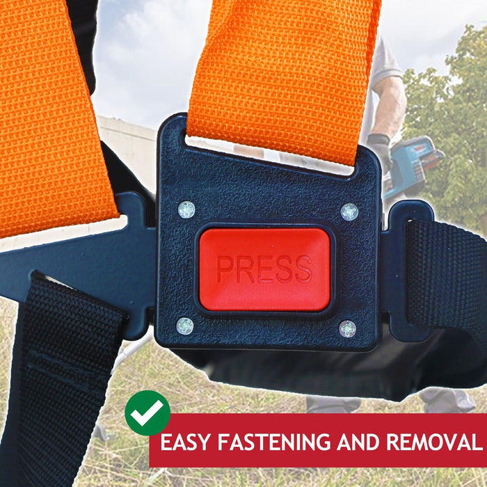 Double Harness for Mountfield Brushcutter Strimmer Trimmer Heavy Duty Padded Support (One Size)