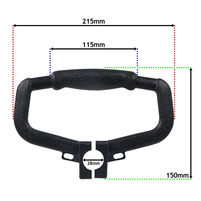 Universal Strimmer Grip Handle Brushcutter Trimmer Pole Shaft Kit (24mm, 26mm, 28mm)