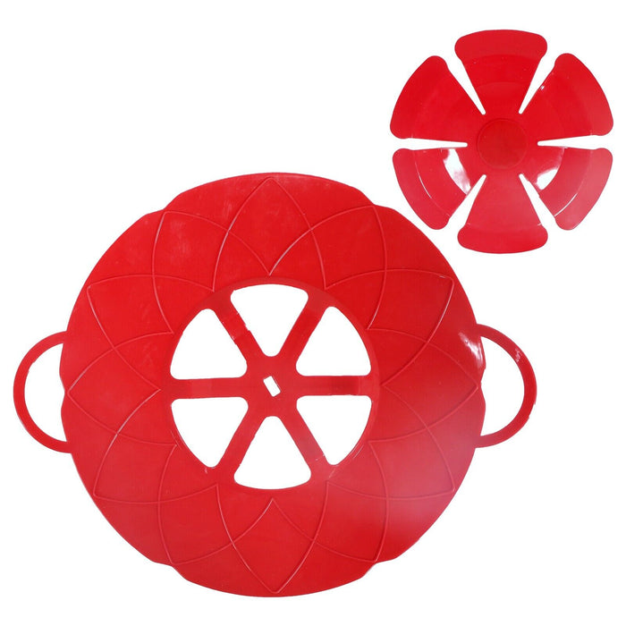 Pan Lid Spill Stopper Silicone Saucepan Pot Steamer Cover Anti Boiling Overflow Guard