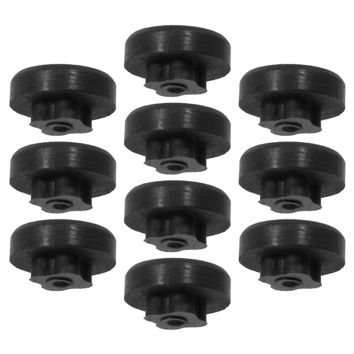 Hob Burner / Pan Support Rubber Buffer Feet for Smeg Oven / Cooker (Pack of 10)