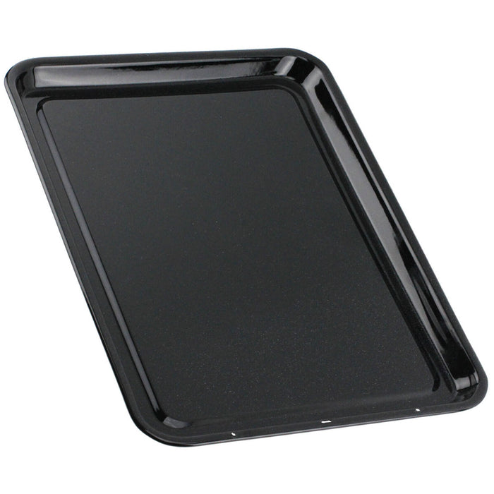 Enamel Oven Baking Tray Large Sheet Raised Shallow Non Stick Pan 417 x 300mm