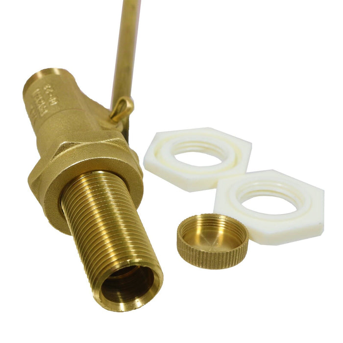 1/2" Part 1 Valve High Pressure Side Entry Toilet Cistern Ballcock 4 1/2" Ball Float Kit