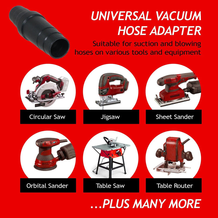 Tool Adaptor for Milwaukee Adapter Dust Port Hose Sander Saw 32 35 38 mm x 6