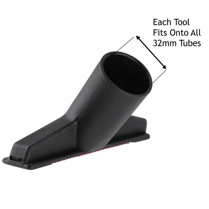 Universal Vacuum Cleaner Extension Rod Tube Pipes + Mini Tool Kit (35mm)