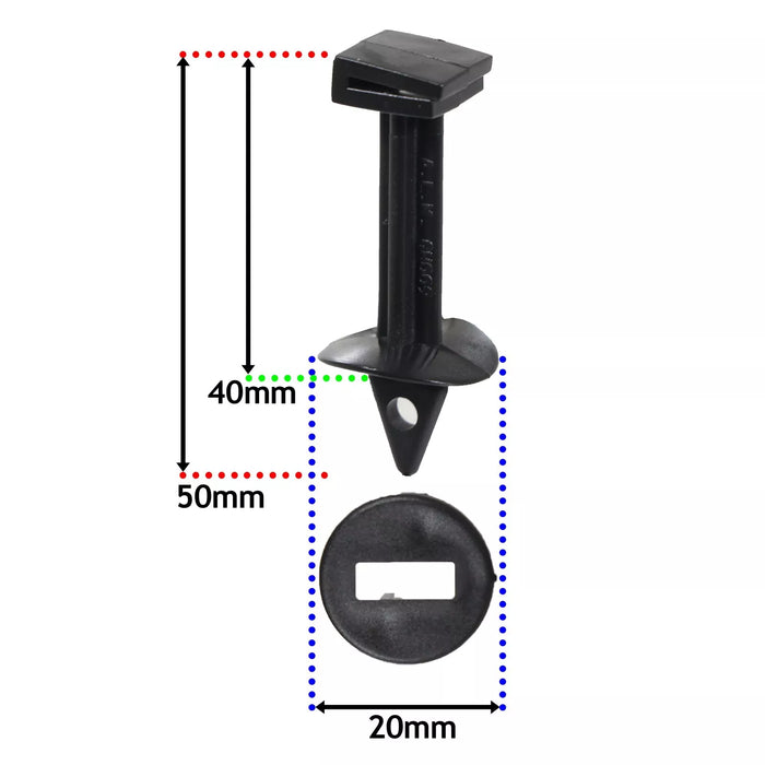 Greenhouse Corner Insulation Shading Fixers Bubble Wrap PVC Plastic Frame Clips (Pack of 40)