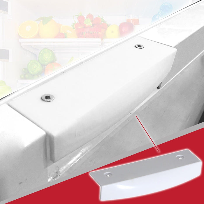 Universal Replacement Fridge Freezer Handgrip Door Handle (White, 145mm)
