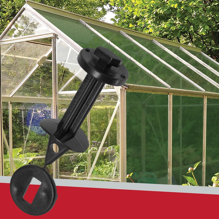 Greenhouse Insulation Shading Fixers Bubble Wrap PVC Plastic Frame Clips (Pack of 40)