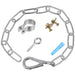 Universal Gas Oven Cooker Stability Chain Hook Fixings Kit (16" / 40cm)