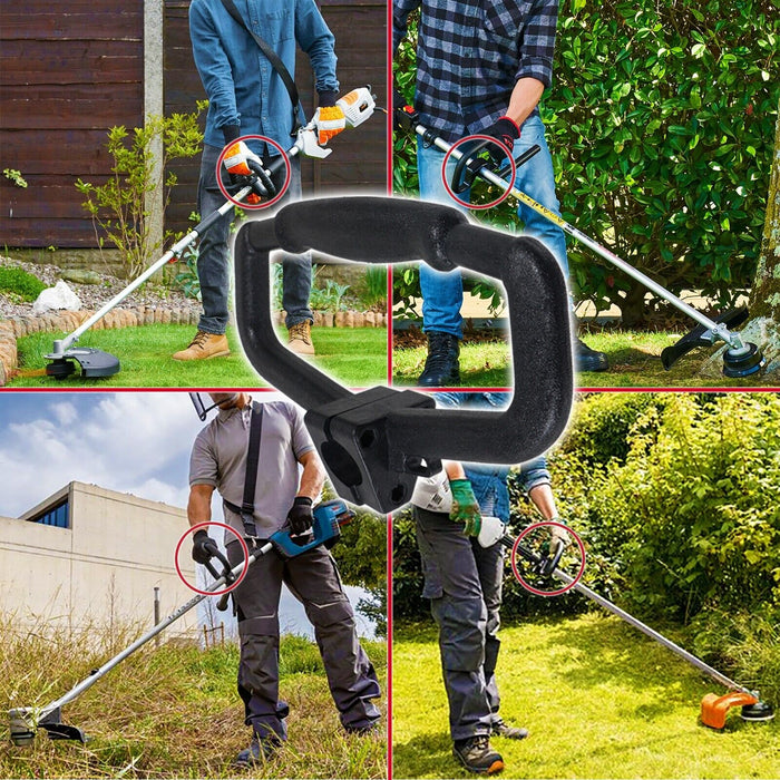 Universal Strimmer Grip Handle + Blade Guard Brushcutter Trimmer Pole Shaft Reducer Kit (24mm, 26mm, 28mm)