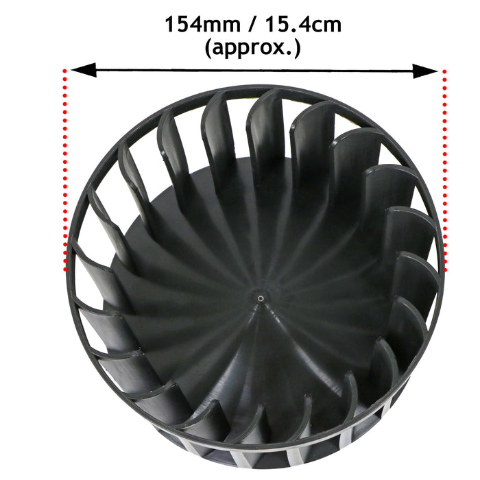 Fan Blade Assembly for White Knight Tumble Dryer - Equiv' to 421307740896