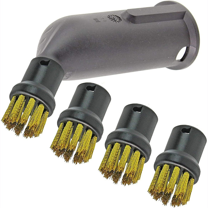 Jet Spray Nozzle + Wire Brushes for KARCHER SC1 SC2 SC3 SC4 SC5 Steam Cleaner Detail Attachment