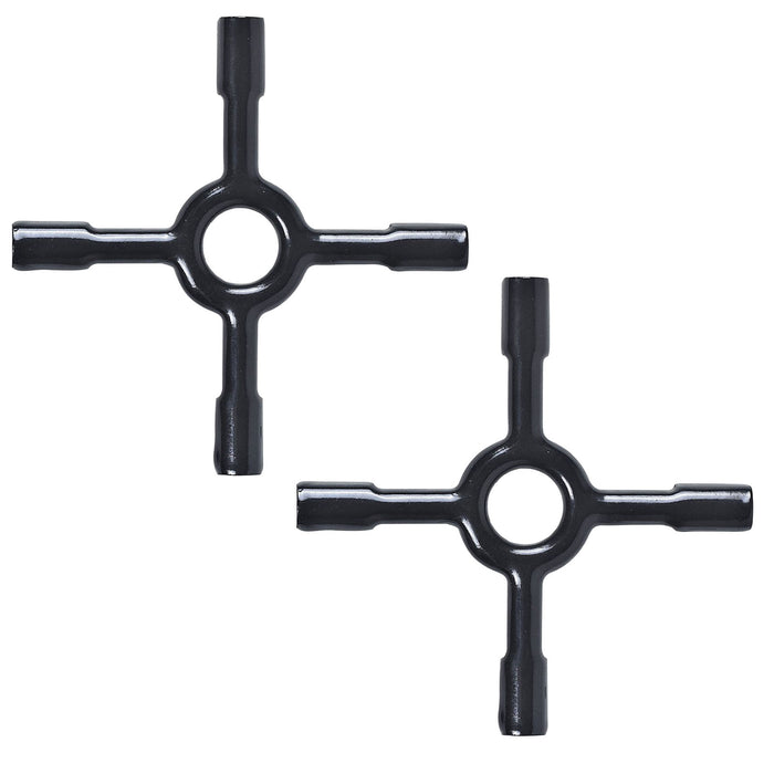 SPARES2GO Universal Gas Hob Ceramic Pan Support Moka Trivet Stand (Small, 130mm, Pack of 2)