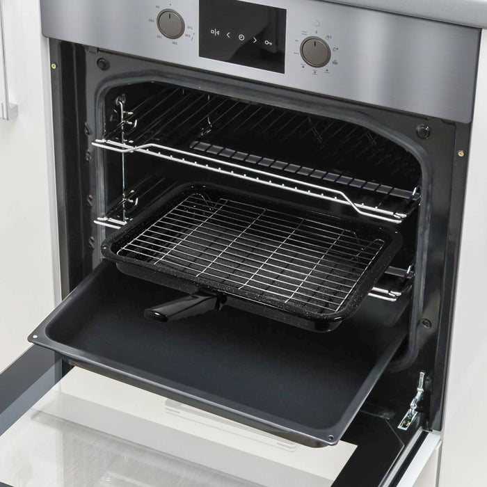 Small Grill Pan + Rack and Detachable Handle for SIEMENS Oven Cooker