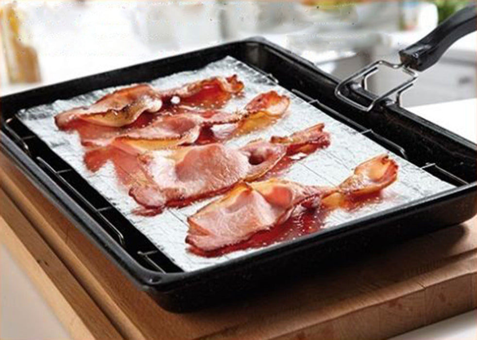 10 x THE FAT CONTROLLER Grill Pan & Oven Protective Grease Absorbant Tray Pads