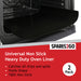 Universal Teflon Oven Cooker Liner Non Stick Heavy Duty Lining Pack of 2 Liners Black