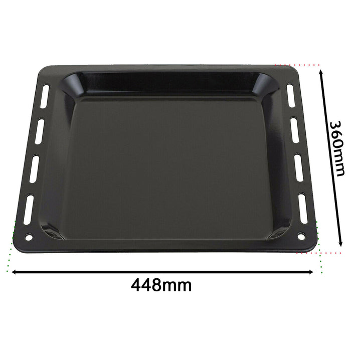 Baking Tray Enamelled Pan for Tricity Bendix Oven Cooker (448mm x 360mm x 25mm)