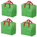 Large Organiser Storage Bag (Pack of 4, Green, 50L)