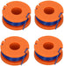 2.5m Line & Spool for ALDI Gardenline CGT18KL2 Strimmer Trimmer (Pack of 4)