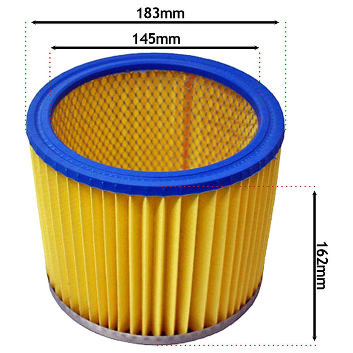 Filter Cartridge compatible with ARGOS PROACTION Wet & Dry Vacuum Cleaners