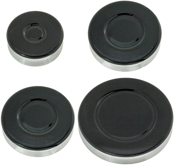 Non Universal Oven Cooker Hob Gas Burner Crown & Flame Cap Kit for TRICITY BENDIX AEG ELECTROLUX - Small, 2 Medium & Large, 55mm - 100mm